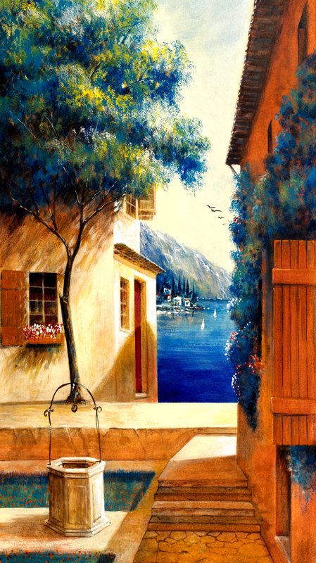 Trompe l'oeil PT 100848 - tema  Il Pozzo della Suocera